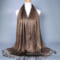 Lurex twist fringe glitter fashion hijab